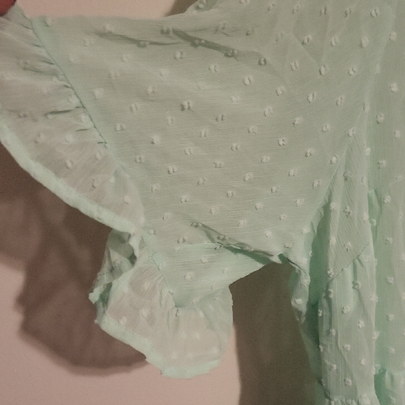 NWT Torrid 3x Light Green Kimono Or Swim Cover-Up - Picture 15 of 16